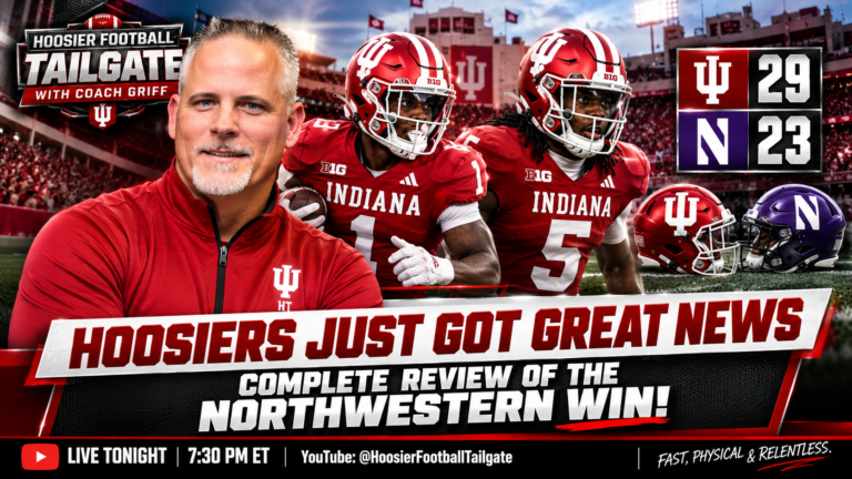 Hoosiers Just Got GREAT NEWS + Complete Review of the Northwestern WIN!