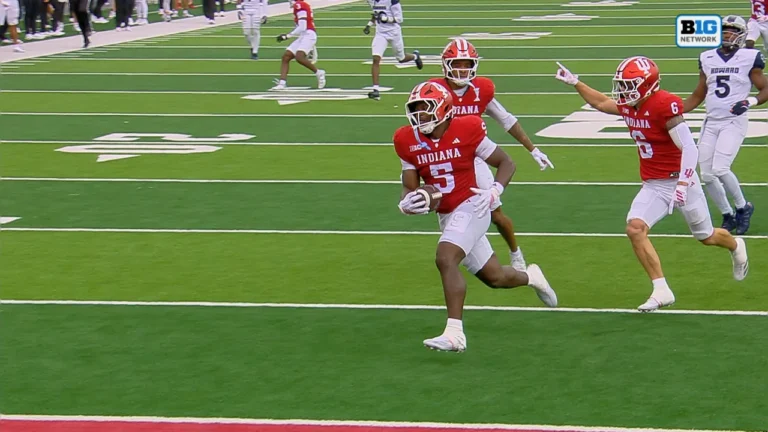 Statement Made: Indiana Defense Smothers Howard in 55-0 Shutout