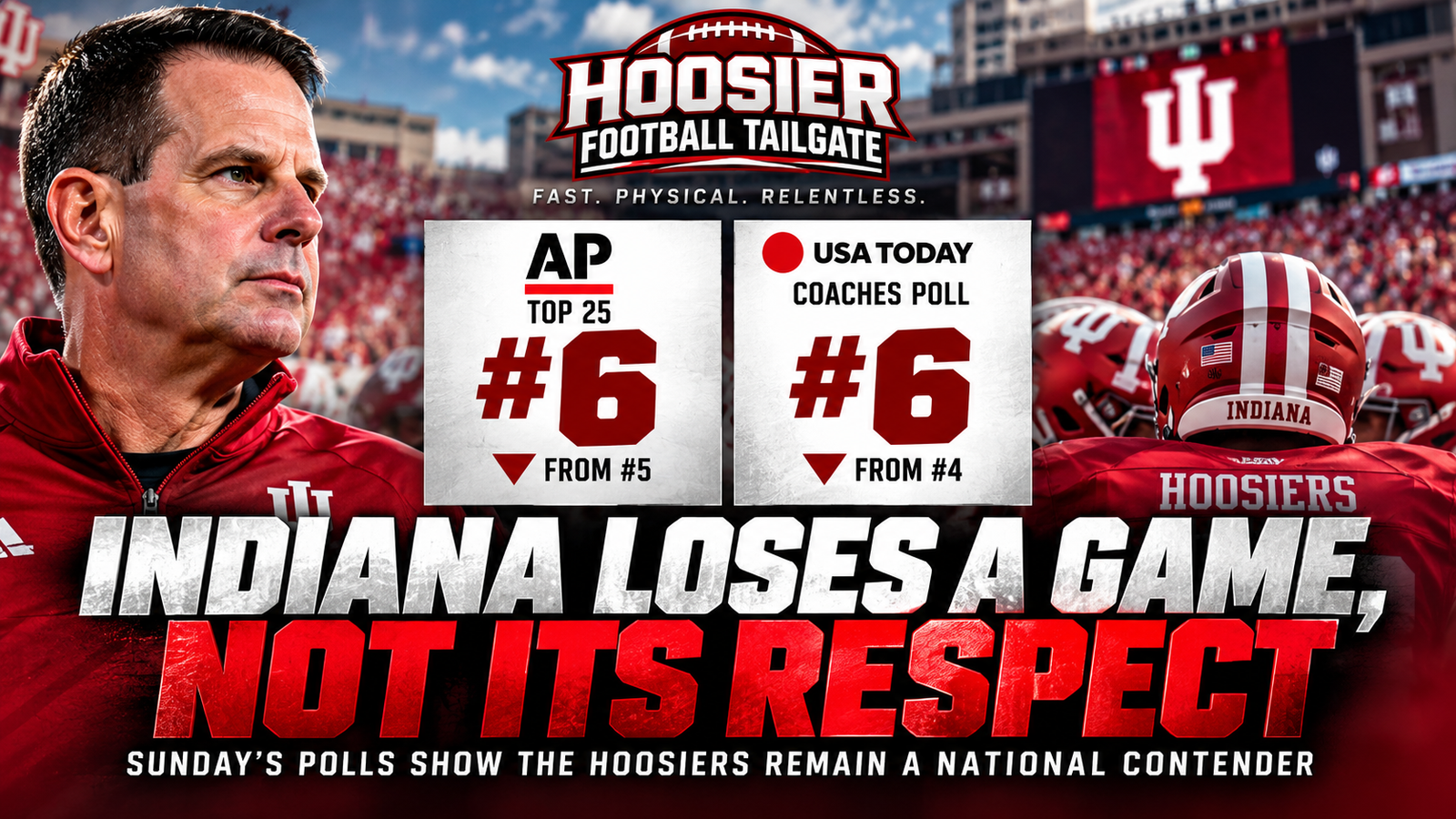 Indiana Loses a Game, Not Its Respect: Sunday’s Polls Challenge the Narrative